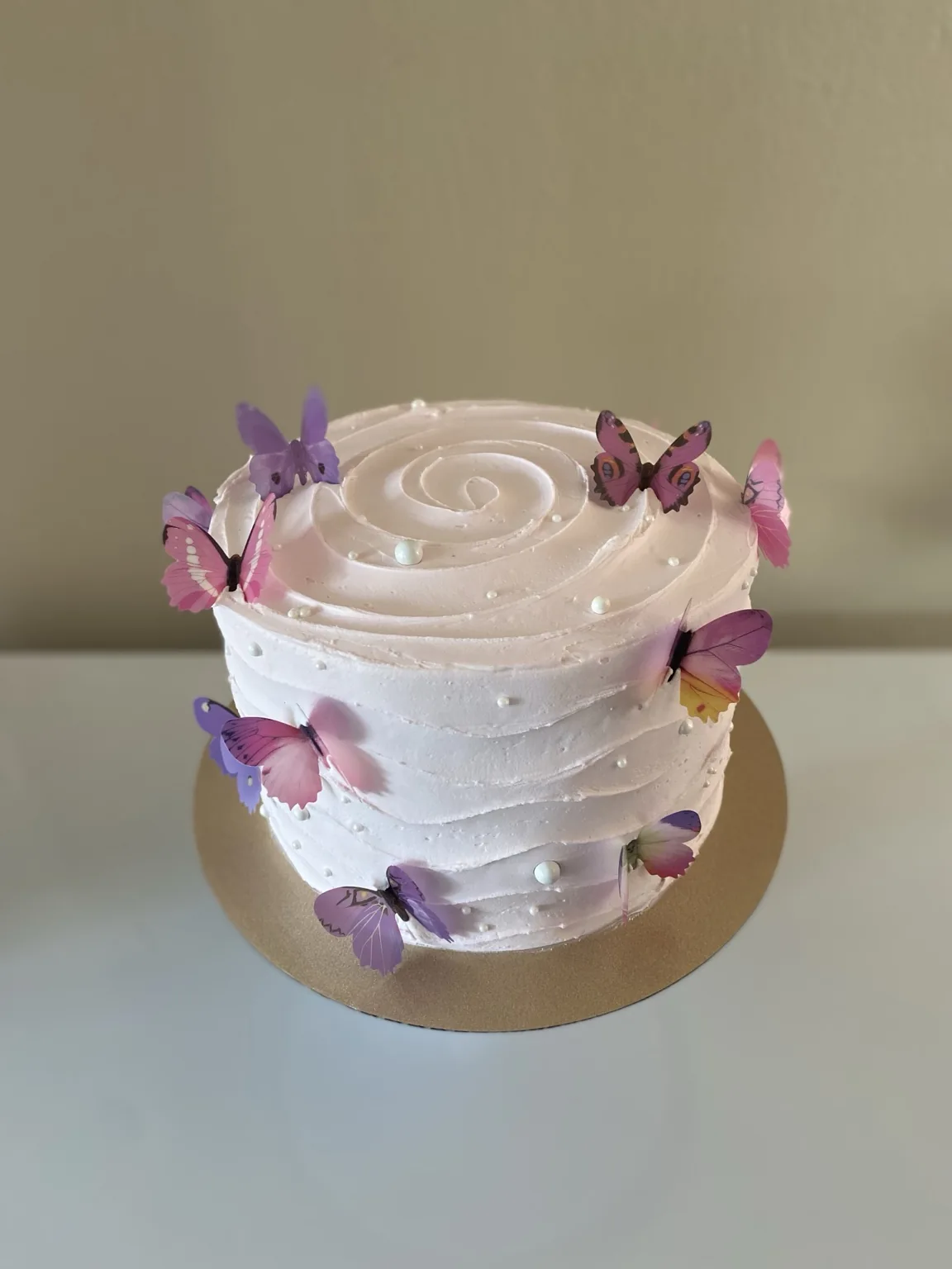 Butterfly celebration cake by Blue Skye Cakes